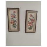 Robert Laessig-Ana. Floral wall decor. 8.5 x 17
