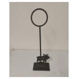 Metal towel holder. 20" tall