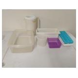 Ice trays, water pitcher and more .....