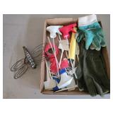 Garden Supplies- Gloves, Plant Tags & Dragonfly