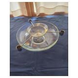 vintage Colony seafood icer set