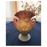 vintage Hull Pottery Magnolia vase, 6.5"
