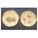 antique R.S. Prussia Icicle Mold Waterlily plate