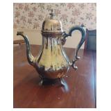 Georgian Court silver soldered coffee-tea pot