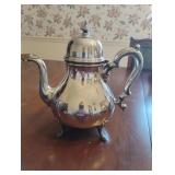 Georgian Court silver soldered coffee-tea pot