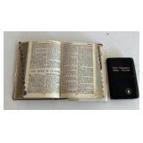 Holy Bible + Psalms and Proverbs Book