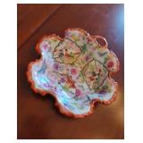 Vintage Asian trinket dish 7.5"