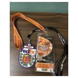 Two 2007 Orange Bowl Lanyards