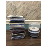 Lot of Burned CDRs, Blanks, Discs