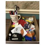 Lot of Office Supplies Contents of Desk