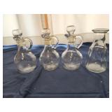 vintage Good Seasons salad dressing cruet., glass