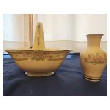 Lenox Charleston Oval Candy Bowl and mini vase