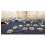 Assorted wine glasses