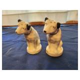vintage RCA Victor "Nipper" dog salt and pepper