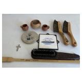 Lot of Miscellaneous Items - Boot Brushes,