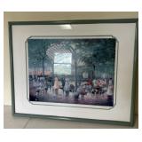 Metropolitan Oil Painting Print Framed - 34x28"