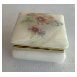 Alabaster Jewelry Box Made In Italy