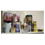 Paint, brushes, stain and more .....