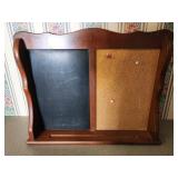 17x14 cork/Chalk board wooden
