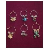 Set of 6 (Wine Glass) Charms