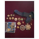 Group of Service and Award Pins