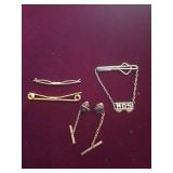 Tie clips and Pins