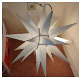 Moravian lighted star up to 24" across