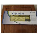 Zoomtext large-print keyboard