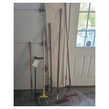 Yard Tools- Rakes, Hoe, Tiller, Weed Puller &