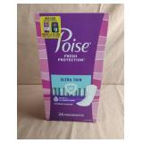Poise ultimate long pads. 26 ct