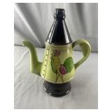 Decorative Ceramic Coffee Pot with Hand Painted