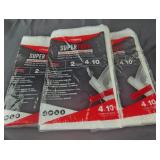 3 packs Trimaco dropcloths