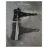 two Nuvo Black Galvanized Steel Heavy Duty