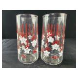Vintage Crisa Clearly Glassware 2 Beverage Ice