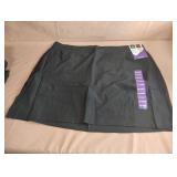 Active skort ladies size XX-Large. Black