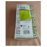 Jumbo paper clips. 8-100 ct boxes