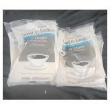 8 packs 40 ct each bowl and basket coffee filters