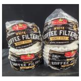 4 pks 200 ct ea basket style coffee filters
