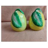 Vintage lemon salt and pepper shakers set. Made