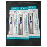 We care 3 digital thermometers
