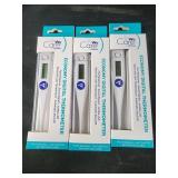 We care 3 digital thermometers