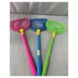 Lot of 3 Floating Shell Nets