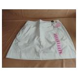 Active skort ladies size S. White