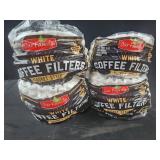 4 pks 200 ct ea basket style coffee filters