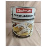 Chef-mate Country Sausage Gravy. 6 lb. Exp 10-25