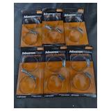 Master Pro hose clamps 1 3/4 - 2 3/4, six packs 2