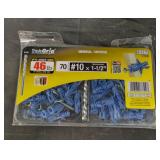 TRIPLE GRIP #10 x 1-1/2 in. Plastic Self-Drilling