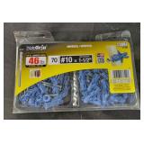 TRIPLE GRIP #10 x 1-1/2 in. Plastic Self-Drilling