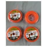 Lot of 4 Weed Warrior Weedeater String .095