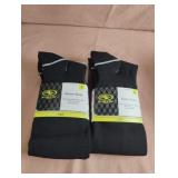 Soccer socks. Size S. 4 pairs. Black